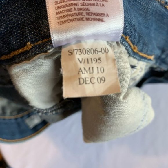 Vintage Old Navy Distressed Fringed Denim Jean Mini Skirt Size 12 LG Boho Y2K - Picture 8 of 10